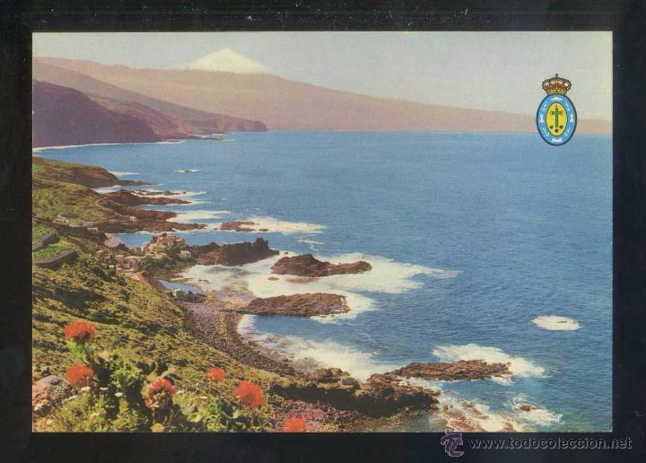 Postales: *Litoral y Teide* Ed. Dist. Editorial Canaria n&ordm; 9. Nueva.