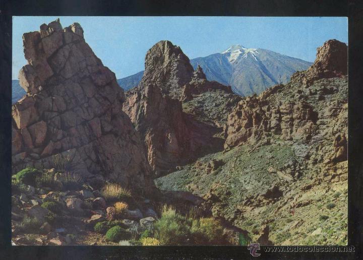 Postales: Teide *Las Ca&ntilde;adas...* Ed. Arribas n&ordm; 513. Circulada 1971.