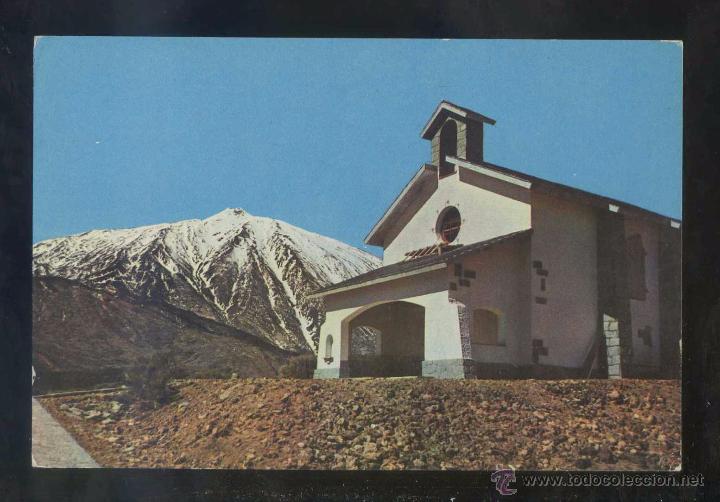 Postales: Teide *Capilla de la Virgen de las Nieves* Ed. C y P serie II n&ordm; 7357. Circulada 1957.