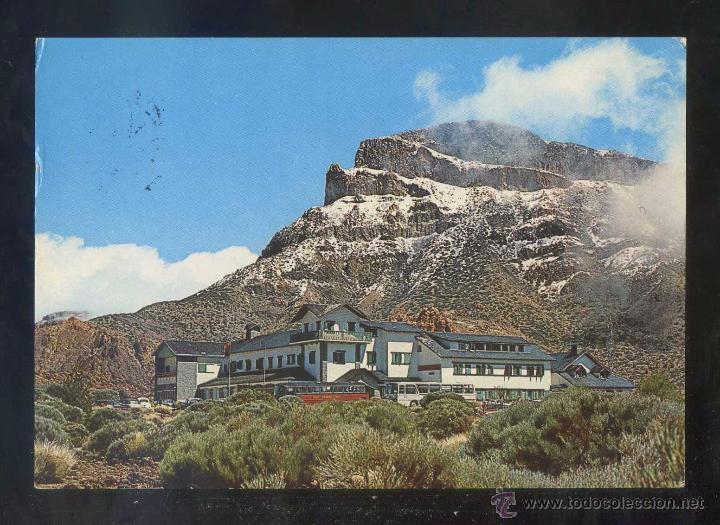 Postales: Teide *Vista...* Ed. Eurimpex n&ordm; TE-4. Circulada 1975.