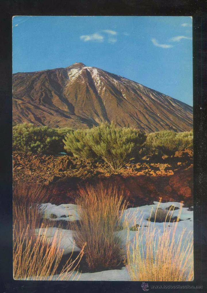 Postales: Teide *El Teide* Ed. Gasteiz n&ordm; 2063. Circulada 1970.