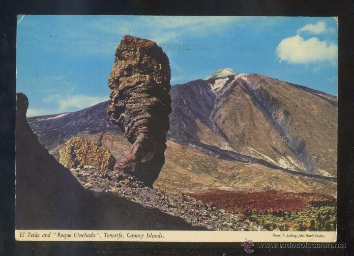 Postales: Teide *Vista...* Ed. John Hinde n&ordm; 2CT-26. Circulada 1977.