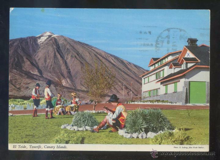 Postales: Teide *El Teide...* Ed. John Hinde n&ordm; 2CT-17. Circulada 1973.