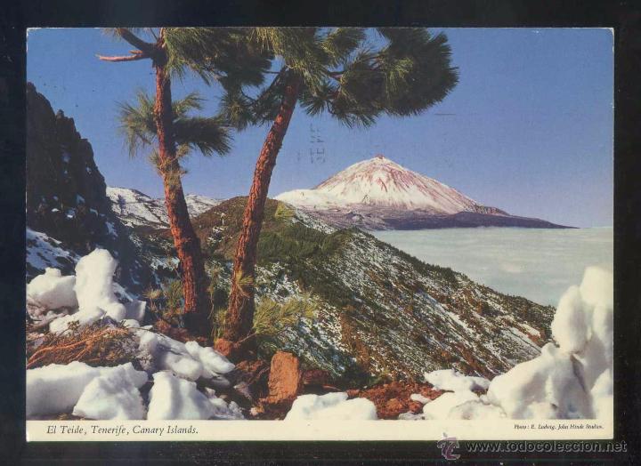 Postales: Teide *El Teide...* Ed. John Hinde n&ordm; 2CT-204. Circulada.
