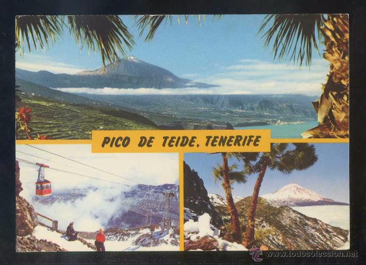 Postales: Teide *Tres facetas del Teide...* Ed. John Hinde n&ordm; 2CT-298. Circulada 1980.