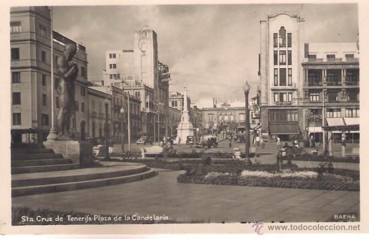 Postales: POSTAL DE SANTA CRUZ DE TENERIFE ,PLAZA DE LA CANDELARIA.