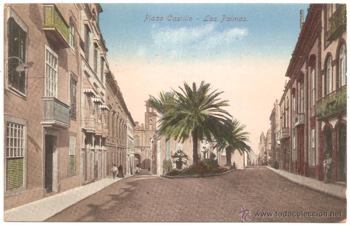 Postales: LAS PALMAS PLAZA CASTILLO - Foto 1