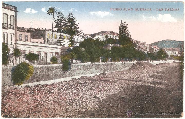 Postales: LAS PALMAS PASEO JUAN QUESADA - Foto 1