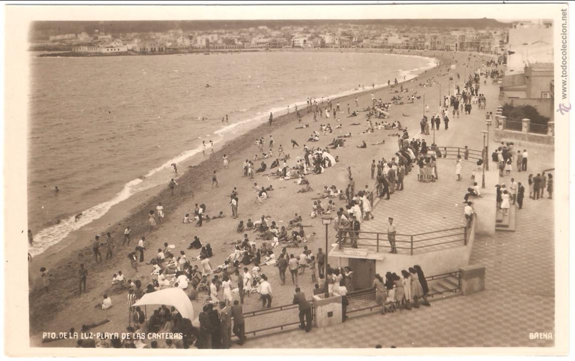 Postales: Puerto de la Luz Playa de las Canteras