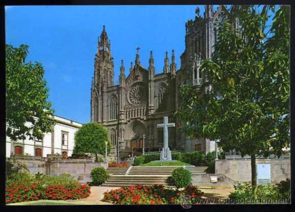 Postales: N&ordm; 427 Catedral de Arucas, Gran Canaria. Ediciones Ro Foto.