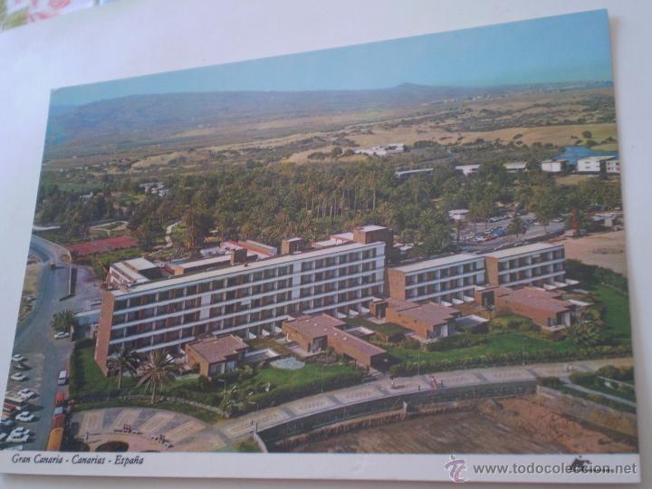 Postales: ANTIGUA POSTAL HOTEL Y OASIS DE MASPALOMAS.GRAN CANARIA.IBER CROMO.1972.