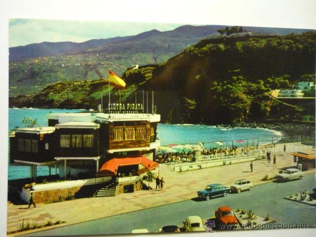 Postales: POSTAL PUERTO DE LA CRUZ-PLAYA MARTIANEZ P&Agrave;BELLON PASEO-CIRCULADA
