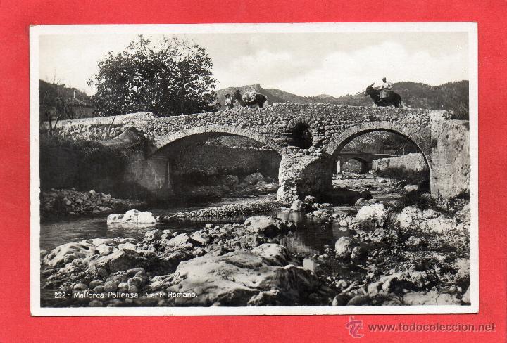 Postales: pollensa. 232 puente romano - Foto 1