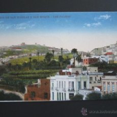 Postales: POSTAL GRAN CANARIA. BARRIO DE SAN NICOLÁS Y SAN ROQUE. LAS PALMAS. 