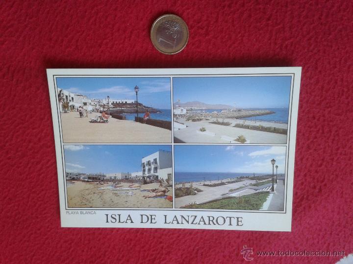 Postales: POSTAL POSTCARD ISLAS CANARIAS VER FOTO ISLA DE LANZAROTE PLAYA BLANCA (7) IDEAL COLECCION