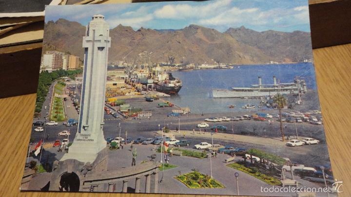 Postales: ANTIGUA POSTAL.SANTA CRUZ TENERIFE.PLAZA ESPA&Ntilde;A.GLOBAL TRADERS.A&Ntilde;OS 60