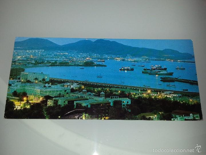 Postales: ANTIGUA POSTAL GRANDE PANORAMICA DE GRAN CANARIA N&ordm; 1003 VISTA NOCTURNA COLECCION LAS AFORTUNADAS