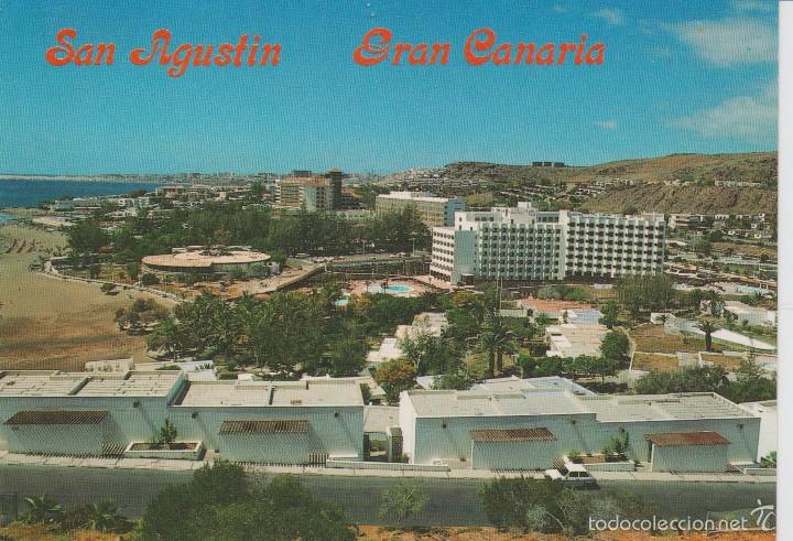 Postales: SAN AGUSTIN. GRAN CANARIA ++ 2 AGUJEROS DE CHINCHETA