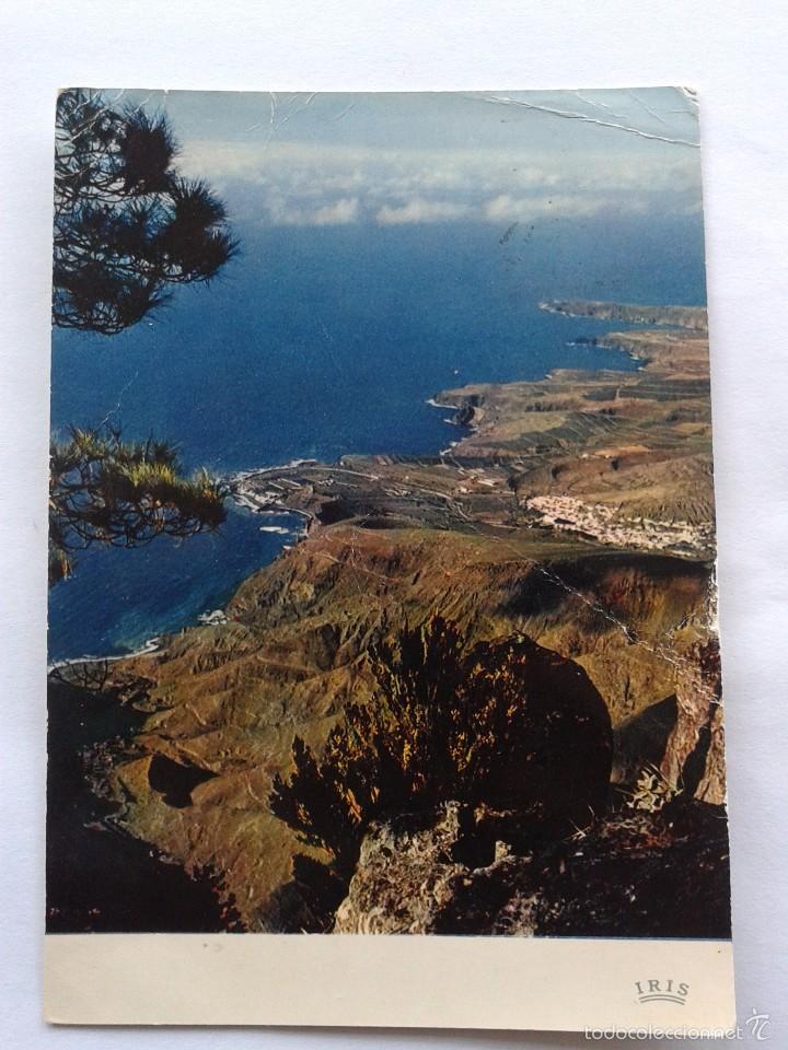 Postales: POSTAL -- GRAN CANARIA - AGAETE DESDE EL PINAR DE TAMADABA -- CIRCULADA --