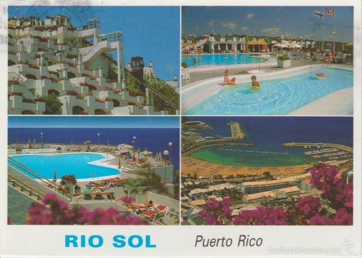 Postales: (108) GRAN CANARIA. PUERTO RICO. APARTHOTEL RIO SOL