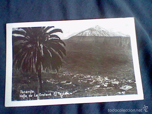 Postales: valle orotava el teide ed cif tenerife s/n&ordm;  trasera blanca escrita