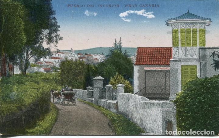Postales: PUEBLO DEL INTERIOR DE GRAN CANARIA. 2 - Foto 1
