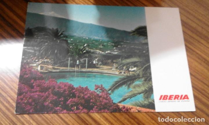 Postales: Antigua postal iberia puerto de la cruz Tenerife Espa&ntilde;a Lineas Aereas