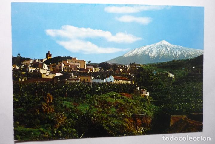 Postales: postal icod al fondo teide - Foto 1