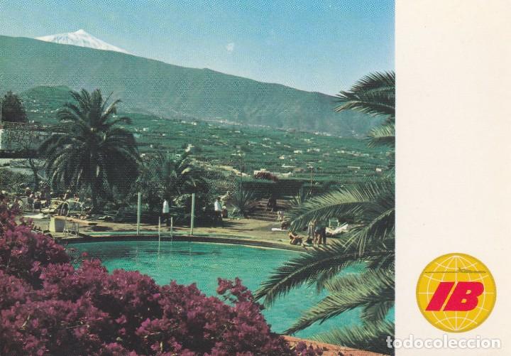 Postcards: PUERTO DE LA CRUZ - PUBLICIDAD IBERIA LINEAS AEREAS - ED. PUMERSA - ARO ARTES GRAF -A&Ntilde;O 1968 - NUEVA