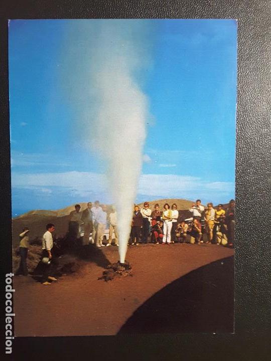 Postales: POSTAL DE LANZAROTE - GEISER - Foto 1