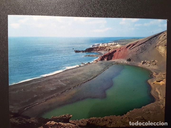Postales: POSTAL LANZAROTE - LAGO DEL GOLFO - Foto 1