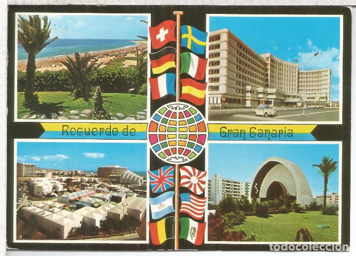 Postales: CANARIAS GRAN CANARIA PLAYA DEL INGLES ESCRITA