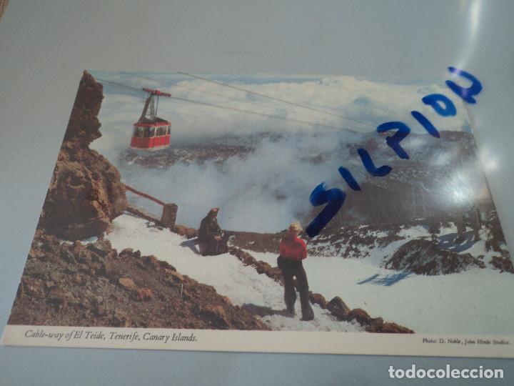 Cartoline: POSTAL DE EL TEIDE -CABLE-WAY -NIEVE-ESQUI-ISLAS CANARIAS- FUNICULAR-TENERIFE