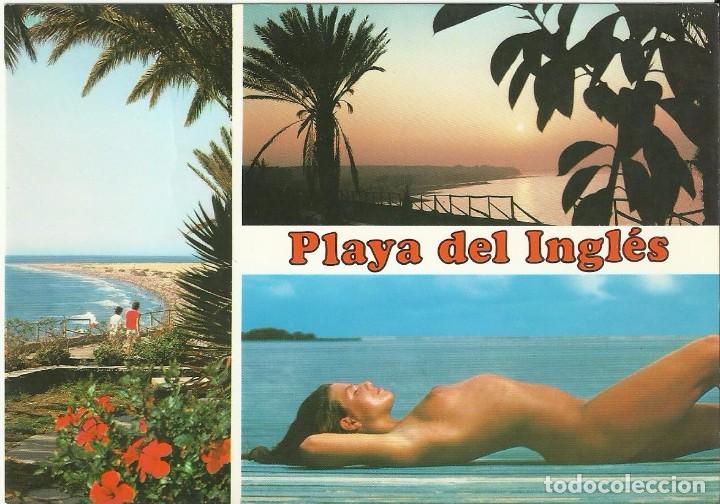 Postales: Postal de Gran Canaria.Playa del Ingles. - Foto 1