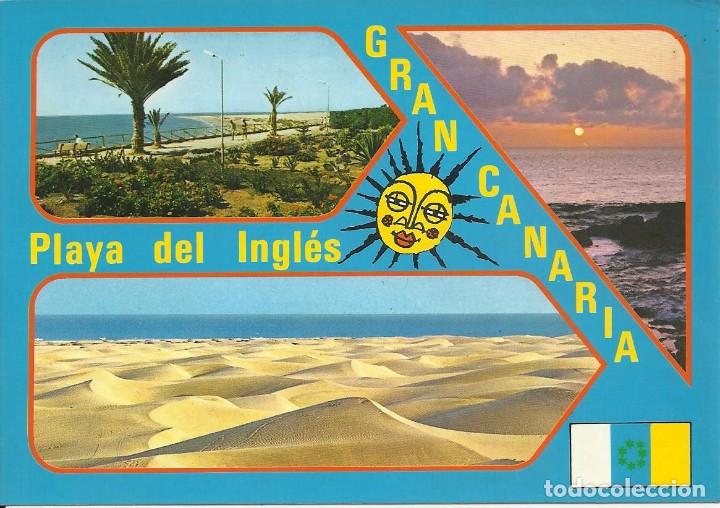Postales: Postal de Gran Canaria.Playa del Ingles. - Foto 1
