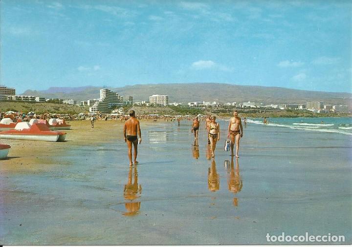 Postales: Postal de Gran Canaria.Playa del Ingles. - Foto 1