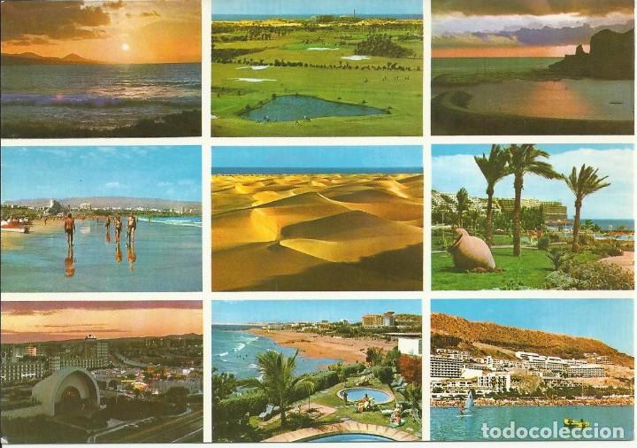 Postales: Postal de Gran Canaria.Playas del Sur 11.