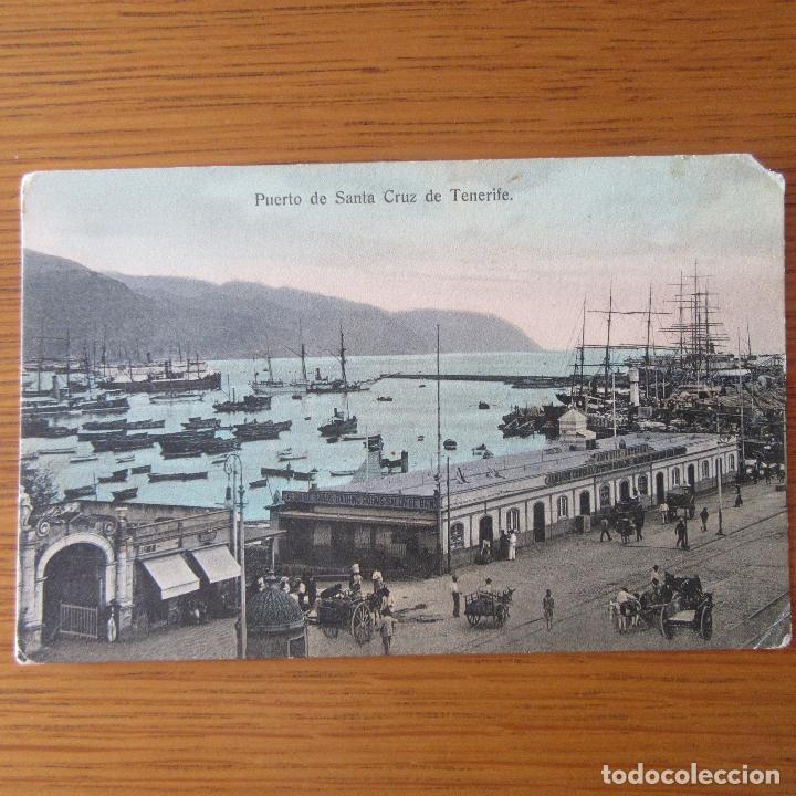 Cartoline: antigua postal puerto de santa cruz de tenerife