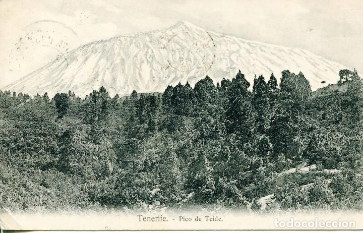 Postales: TENERIFE-- PICO DE TEIDE- 1908- NOBREGAS - Foto 1