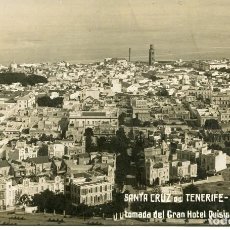 Postales: SANTA CRUZ DE TENERIFE-FOTOGRÁFICA-VISTA GENERAL TOMADA DESDE HOTEL QUISISANA-AÑO 1920- 