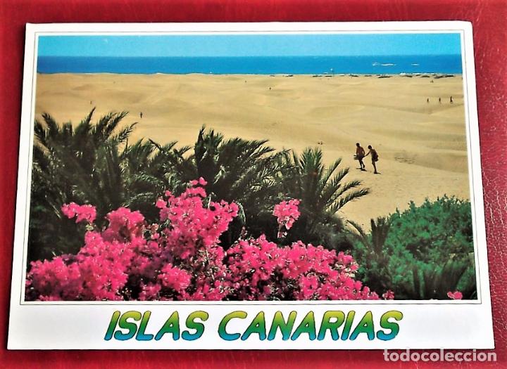 Cartoline: Islas Canarias. 9-61 Ex&oacute;tica. Edenfoto. Usada con sello.
