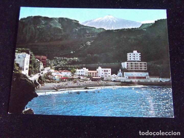 Cartes Postales: TENERIFE-V43-ICOD-PLAYA SAN MARCOS Y TEIDE AL FONDO