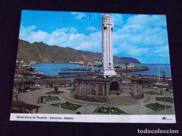 Cartes Postales: TENERIFE-V43-SANTA CRUZ DE TENERIFE-PLAZA DE ESPA&Ntilde;A-CIRCULADA