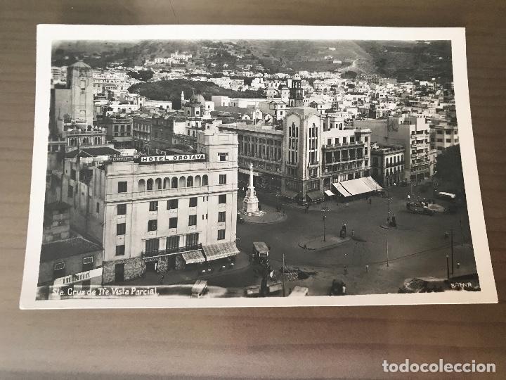 Postales: ANTIGUA POSTAL STA CRUZ TENERIFE VISTA PARCIAL HOTEL OROTAVA