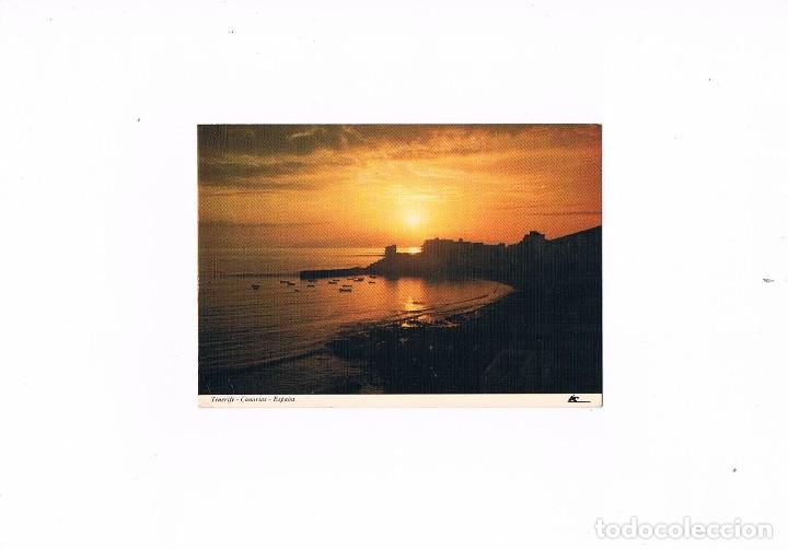 Postcards: POSTAL ANTIGUA CANARIAS SIN CIRCULAR PUESTA DE SOL EN LA PLAYA DE LOS CRISTIANOS