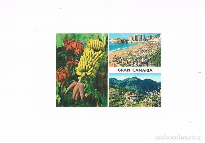 Postales: POSTAL ANTIGUA CANARIAS SIN CIRCULAR GRAN CANARIA DIVERSOS ASPECTOS ESCRITA POR DETRAS