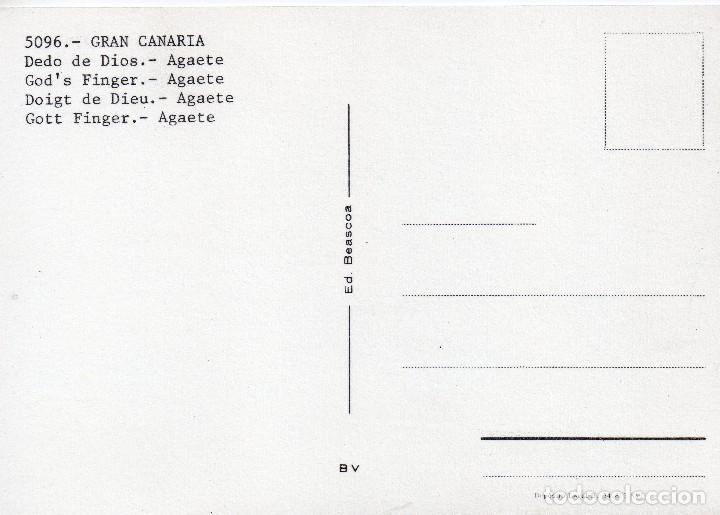 Postales: GRAN CANARIA - DEDO DE DIOS - AGAETE - Foto 2