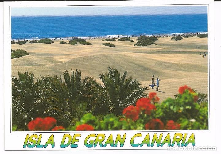Postales: [POSTAL] Playa del Ingl&eacute;s. Paseo de las Dunas.. Isla de Gran Canaria.A&ntilde;os 90' (sin circular)