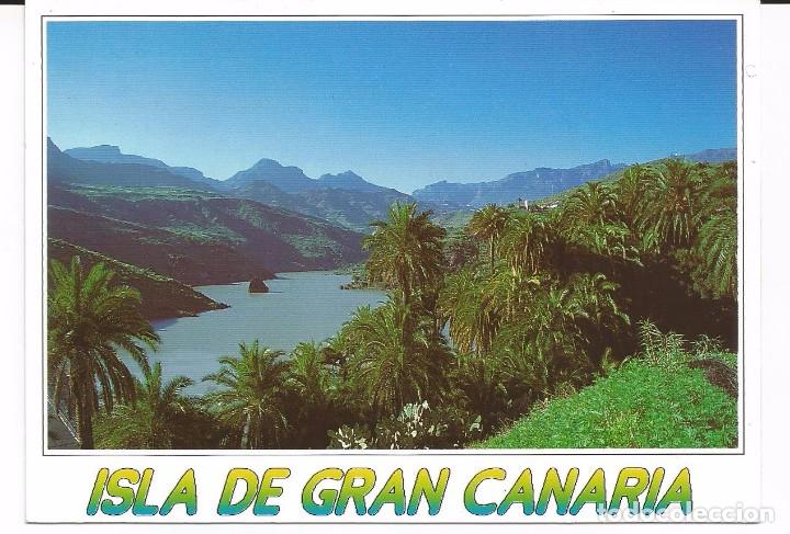 Postales: [POSTAL] Ansite (Gran Canaria) 'El lago encantado', meta de patos y aves acu&aacute;ticas (sin circular)