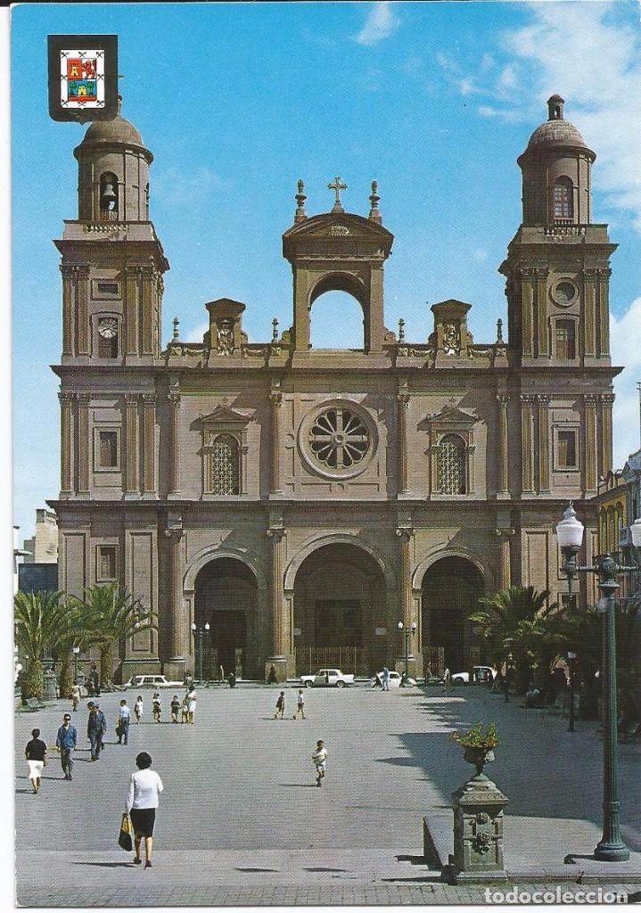 Postales: [POSTAL] Catedral de Las Palmas. Colecci&oacute;n de Catedrales. Escudo de Oro (sin circular)